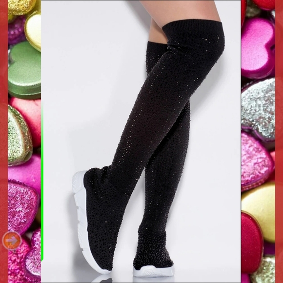 RHINESTONE SNEAKERS👟❤HP❤ - Picture 4 of 9